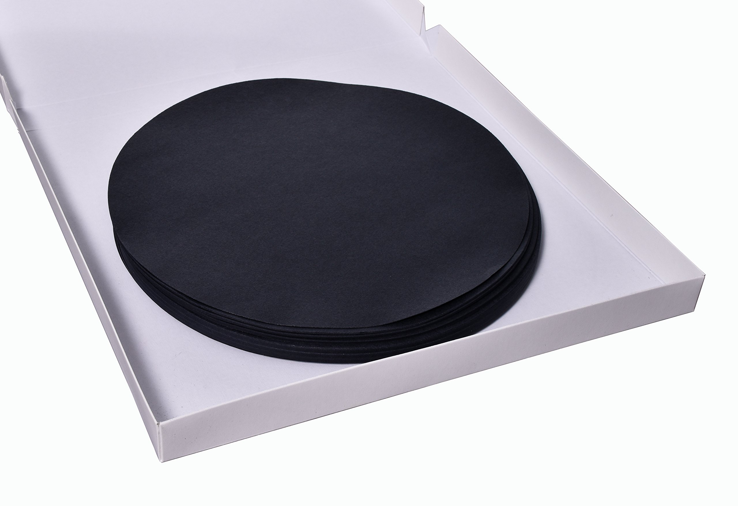 Camlab 1191252 Grade 918 Black Filter Paper, 270 mm (Pack of 100)