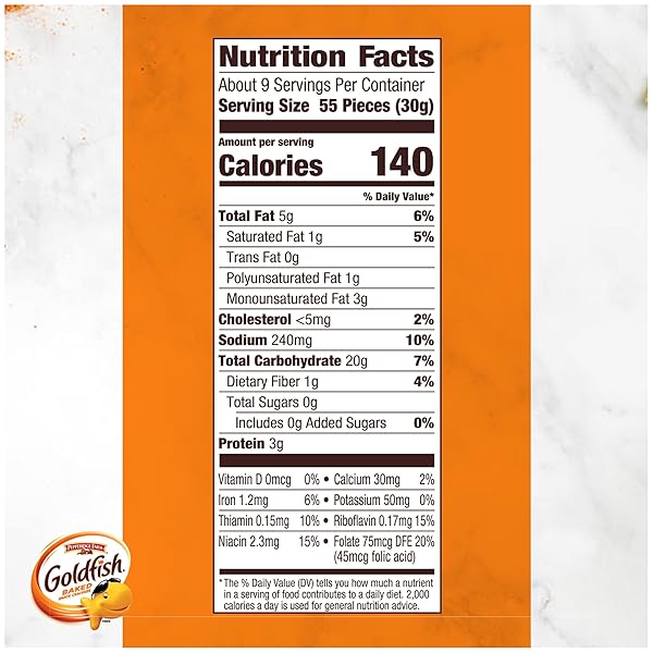 GOLDFISH CHEDDAR CHEESE CRACKERS, 10 OZ BAG