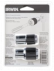 IRWIN Tap Socket Set, Adjustable, 2-Piece