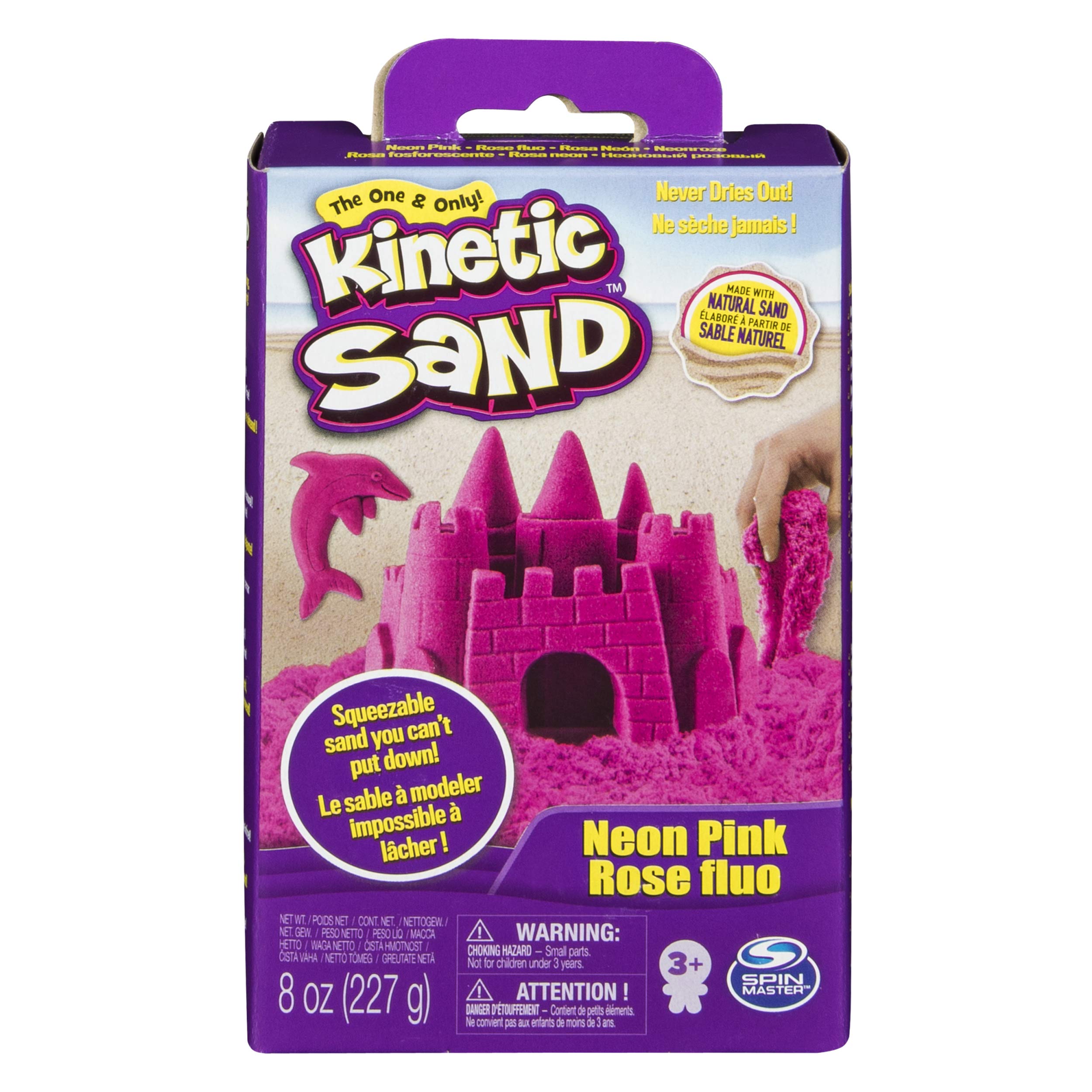 Kinetic Sand Spinmaster Modelling Sand Base Pack, 227 g, 227 gr Assorted color