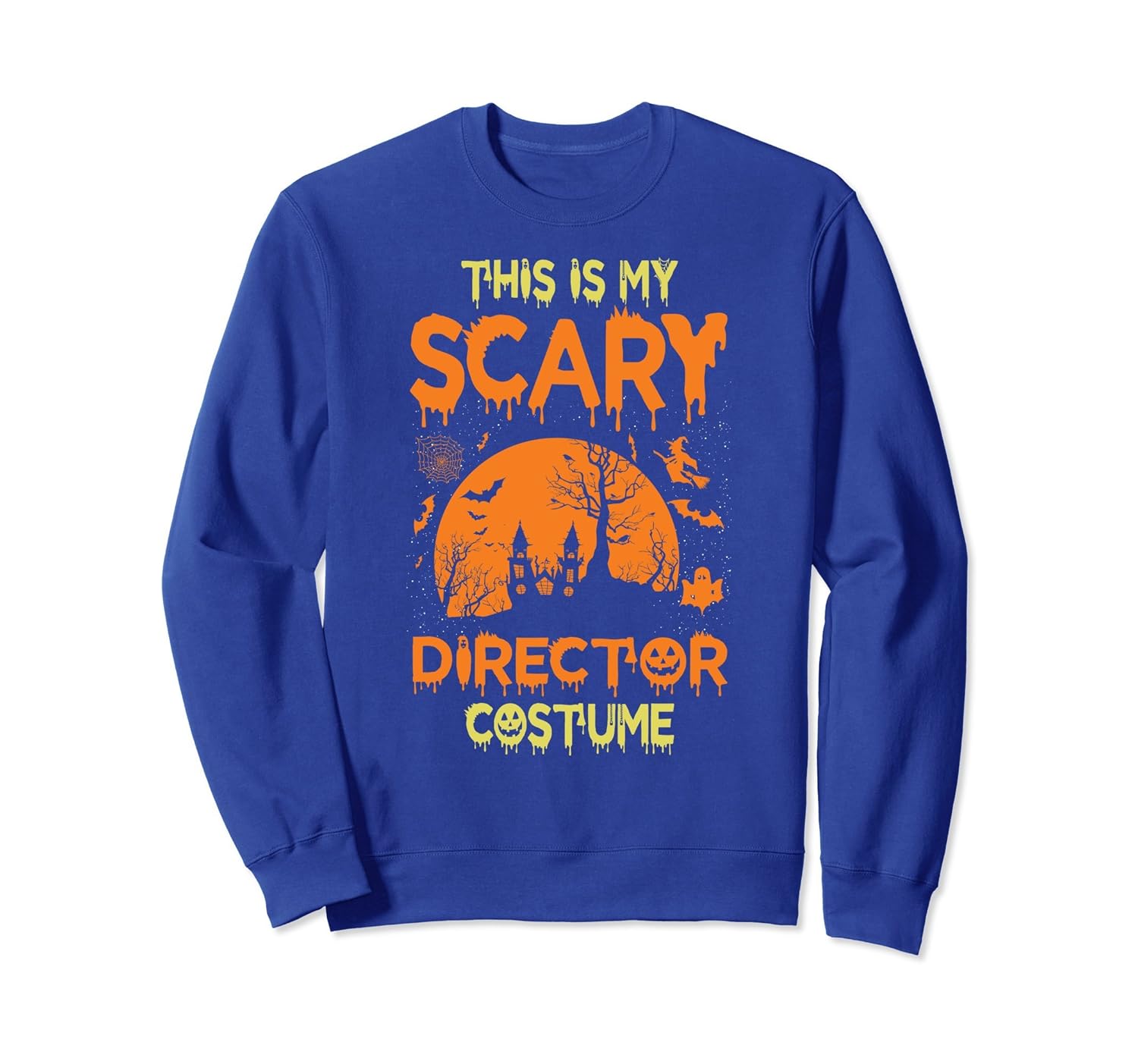 Scary Director Funny Halloween Costume Sweatshirt-ANZ