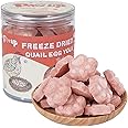 PAWUP Freeze Dried Cat & Dog Treats, Natural Quail Egg Yolk, Rich in Antioxidants Cranberry Added, High-Protein Pet Snacks for Coat & Urinary Health, 3.5 oz