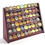 ULTRGEE Challenge Coin Holder Display Stand 54-Coin
