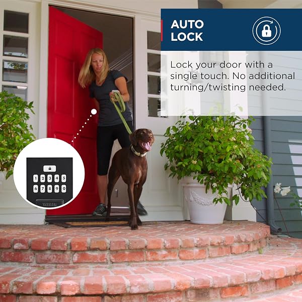 SMARTCODE ELECTRONIC KEYPAD DEADBOLT – MATTE BLACK