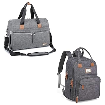 dark grey changing bag