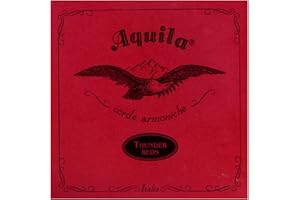 Aquila 91U Thunder Reds, BASS Ukulele/Ashbory Set 4-String, GDAE Tuning (53281)