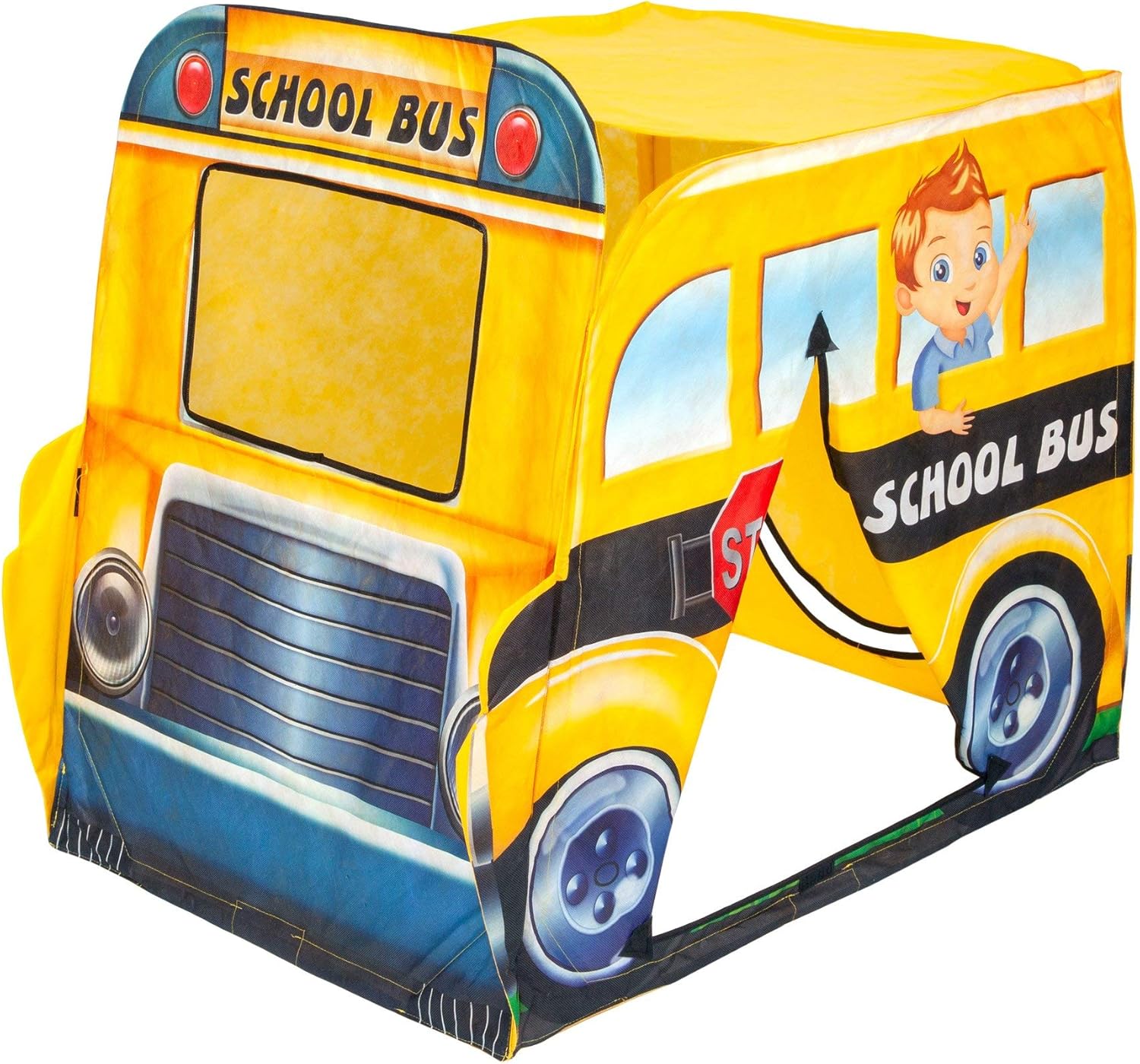 big yellow school bus play tent