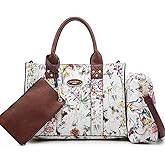 Dasein Purses Handbags for Women Tote Wallet Set Top Handle Satchel Shoulder Hobo Bag 3pcs