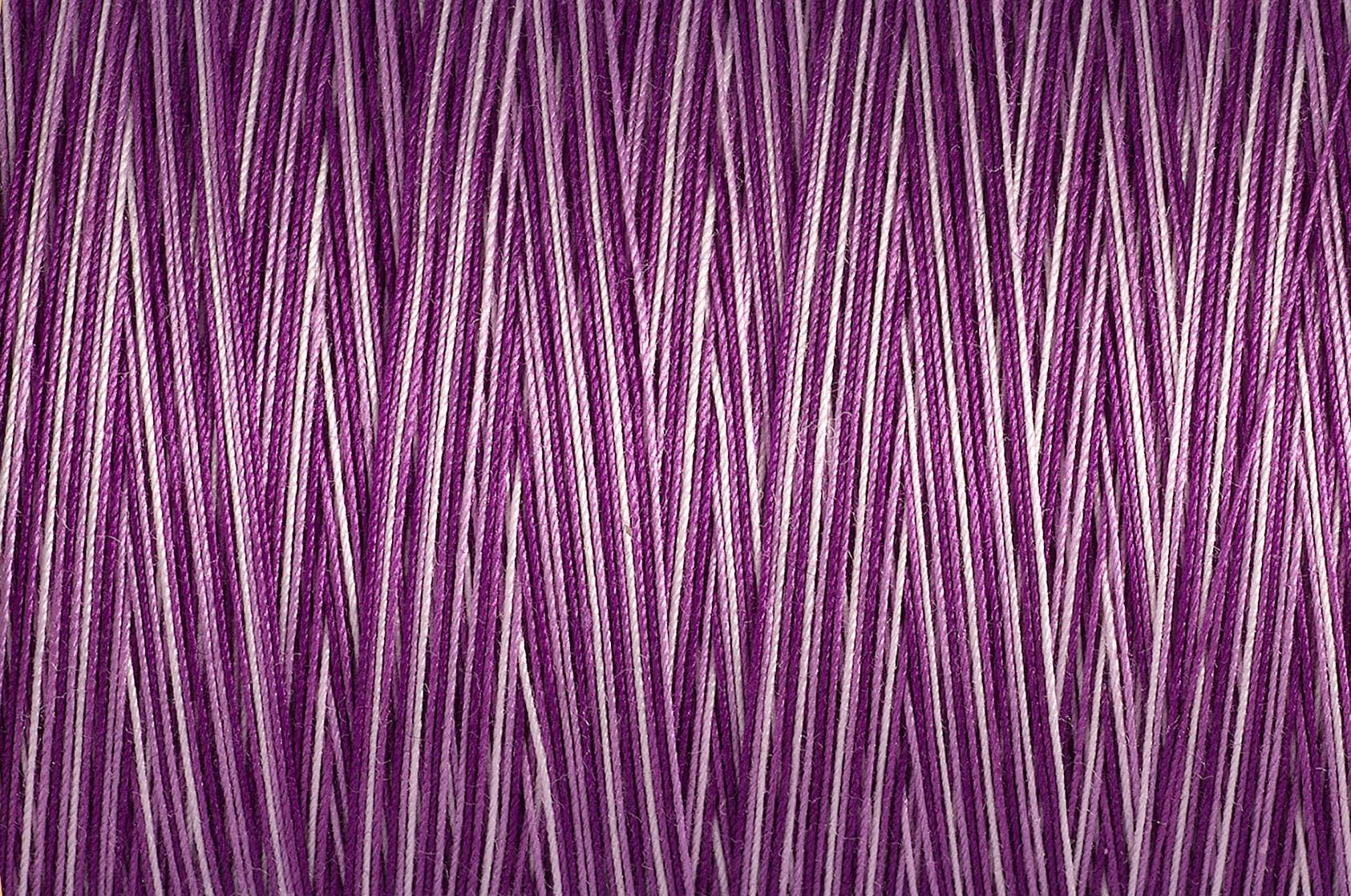 Gutermann 876 yd Natural Cotton Thread Variegated, Purple Passion