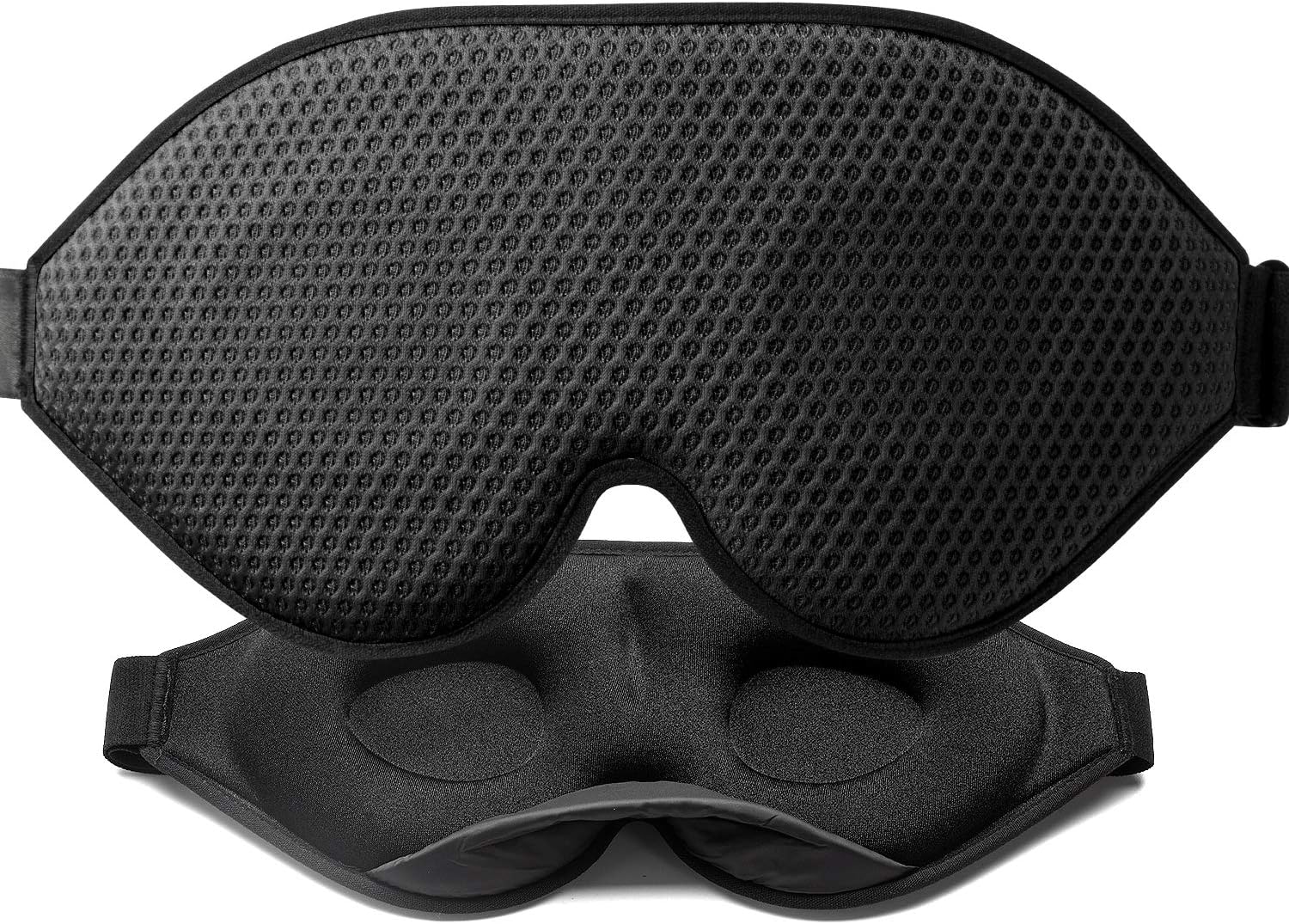 Unimi Sleep Mask 2020 3D Contoured Cup, Sleep Eye Mask for Women Men, Soft Material, Breathable Material, Molded Eye Shade Cover with Adjustable Strap for Travel, Nap(Black): Health & Personal Care