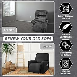 ULTICOR Squared Jacquard Design, 4-Piece, 1 Seat