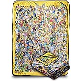 Bazillion Dreams The Simpsons Fleece Throw Blanket, Multicolor, One Size, 45 x 60 inches