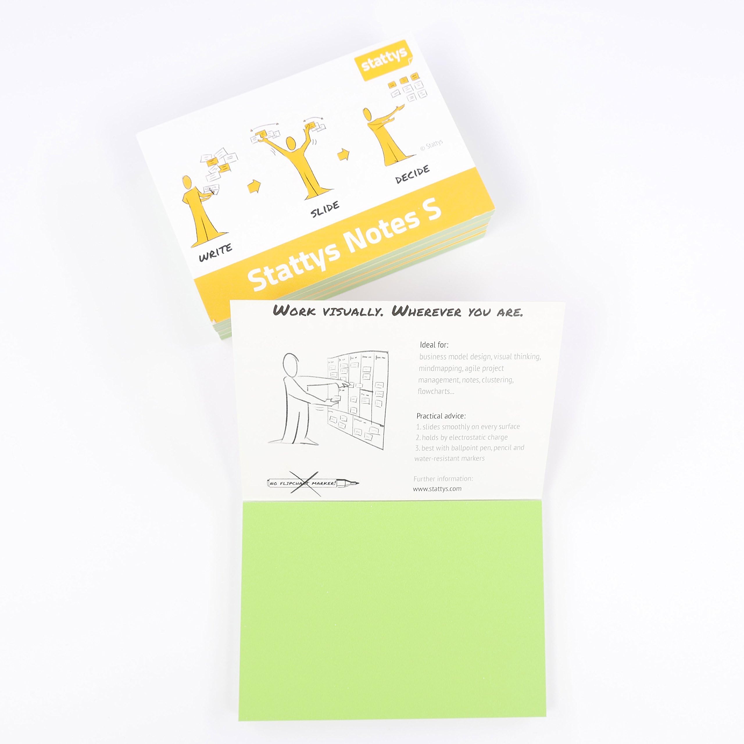 Stattys Set of 5 green - Size S (10 x 7 cm)