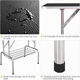 Yaheetech 46 inch Pet Grooming Table Height Adjustable with Storage Black view 6