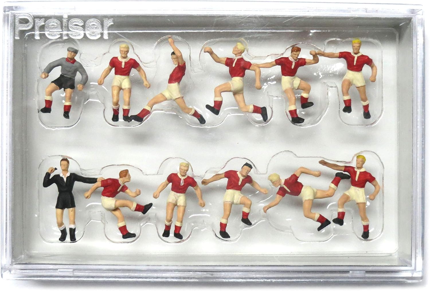 Preiser 10075 Recreation & Sports Soccer Team HO Scale Figure