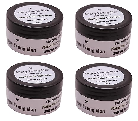 Buy Angry Young Man Clay Hair Wax For Strong Hold And Volume 50gm