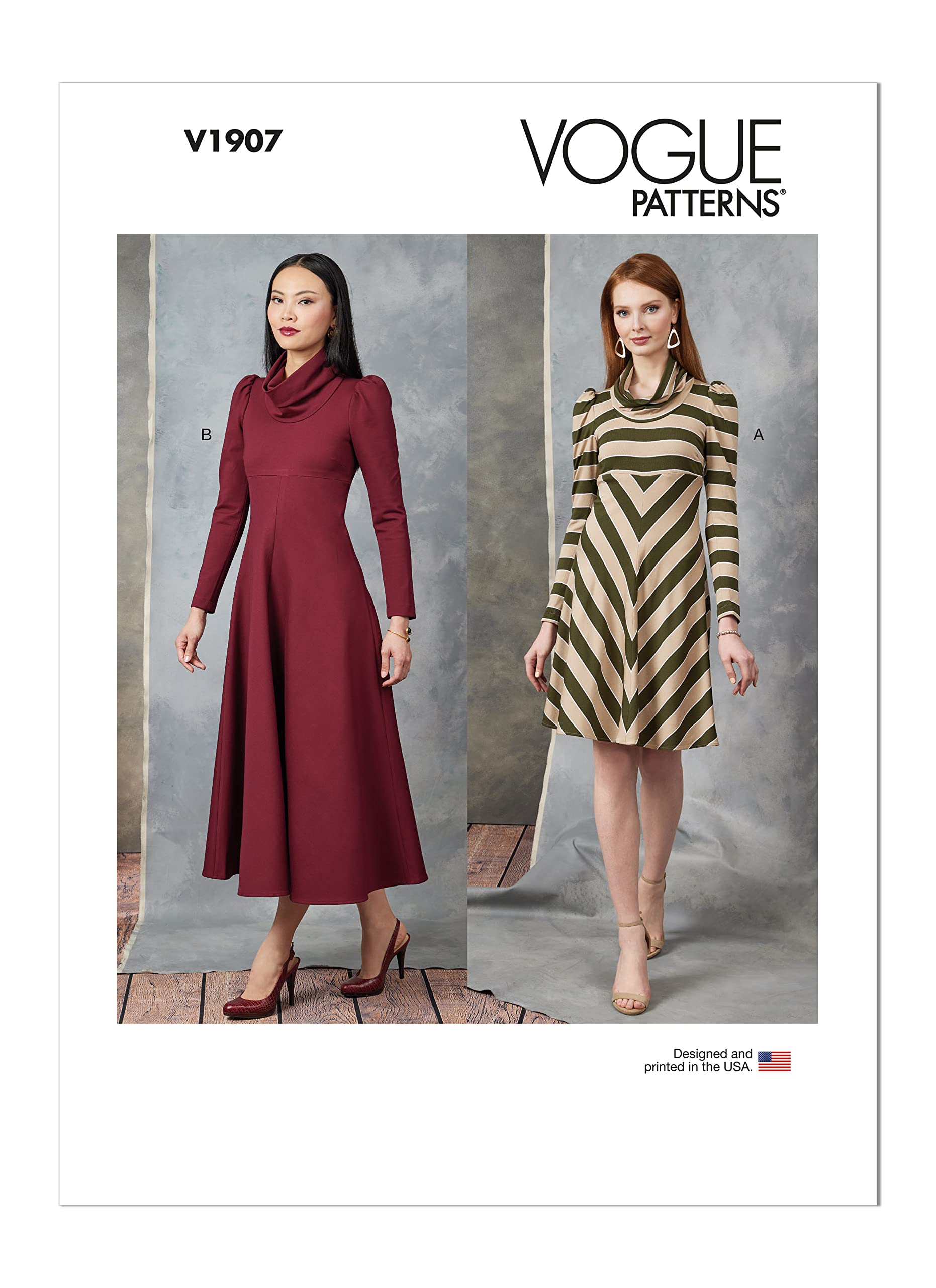Vogue Patterns V1907Y5 Misses Dress Y5 (18-20-22-24-26)