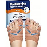 Habioer Bunion Corrector for Women & Men, Breathable Toe Straightener for The Thumb and Little Toe, Comfortable & Adjustable for Day/Night Use, Bunion Relief Splint(1 Pair)