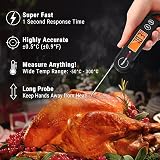 ThermoPro TP19HB Digital Meat Thermometer Ambidextrous Probe IP65 Waterproof view 2