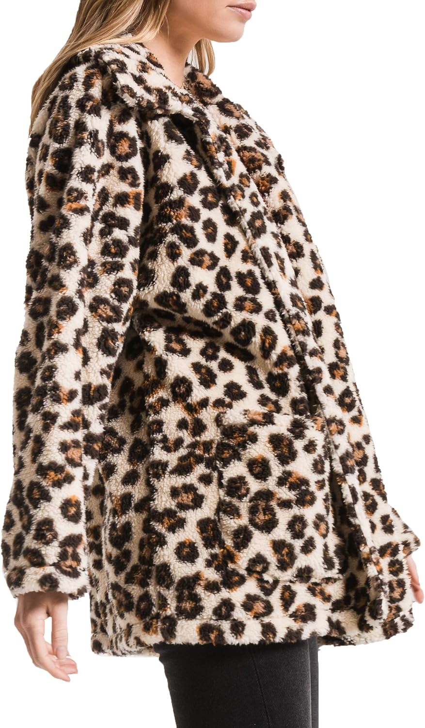 leopard teddy bear jacket