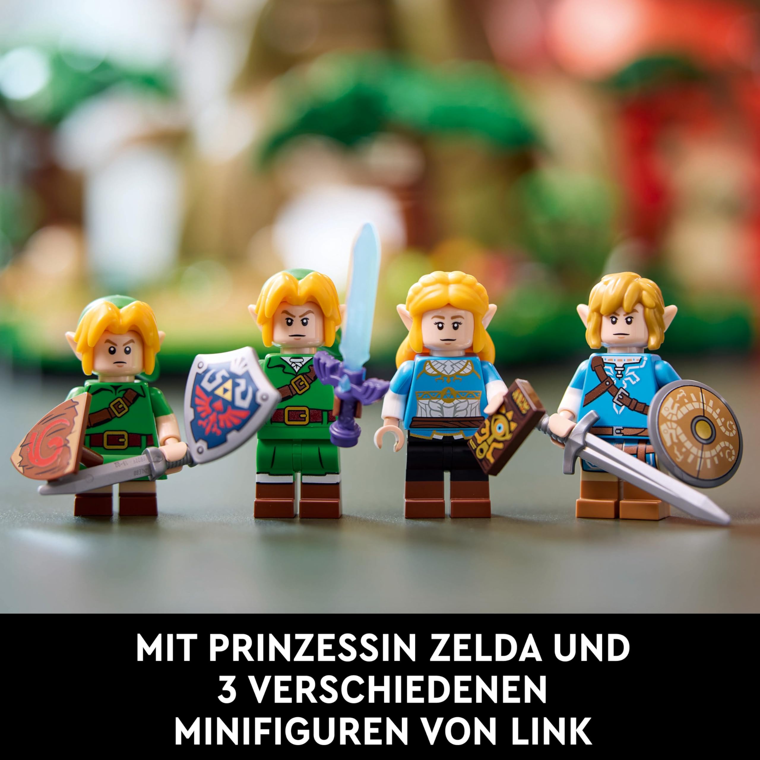 LEGO The Legend of Zelda Deku-Baum 2-in-1 - Sammlerstück zum Ausstellen mit Prinzessin Zelda & 3 Link Minifiguren - Bauset für Erwachsene & Geschenkidee für Videospiel-Fans - 77092 6