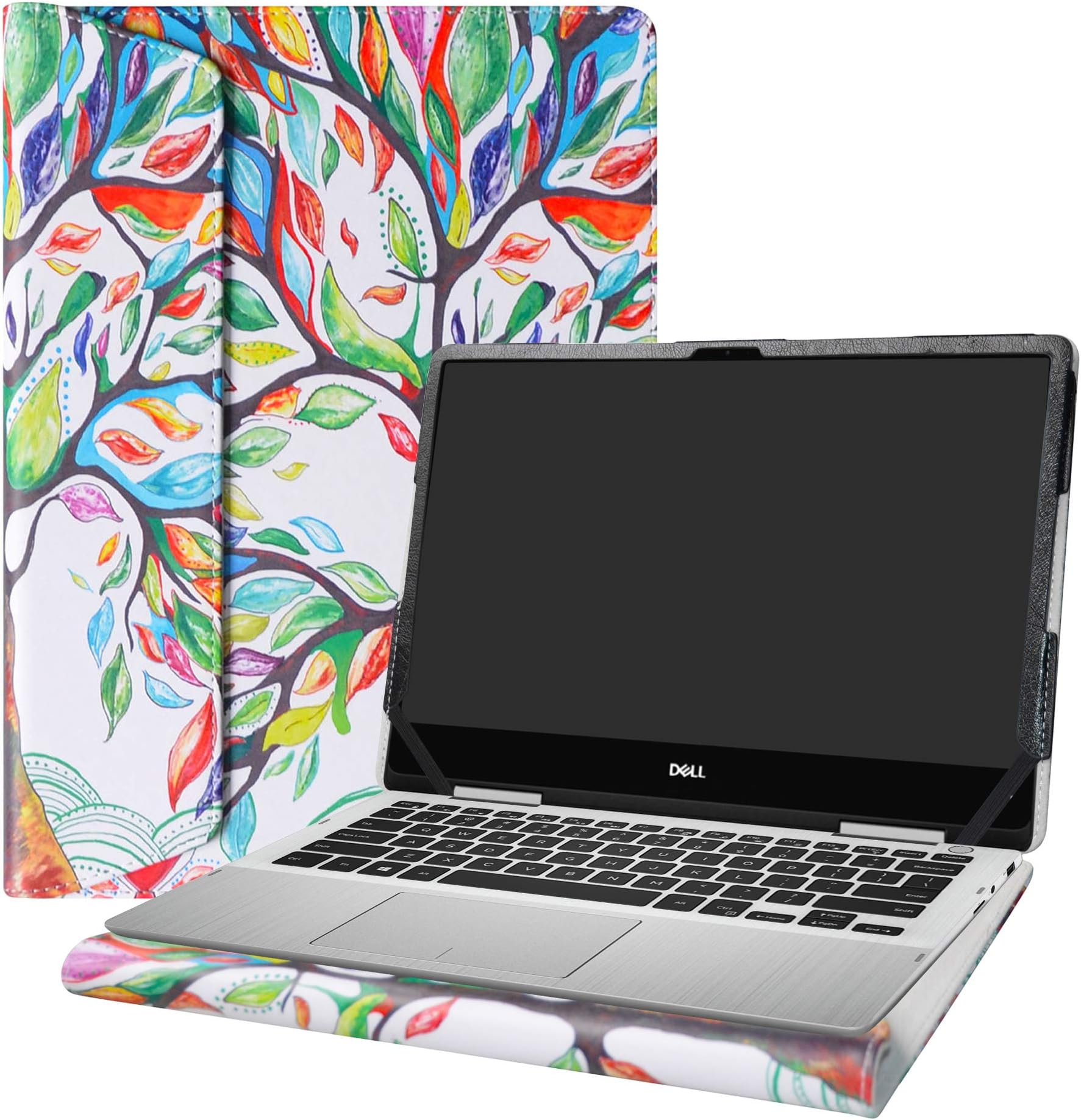 Alapmk Protective Case for 13.3" Dell inspiron 13 2-in-1 7386 i7386/Dell Latitude 3330/Dell Latitude 3330 2-in-1 Laptop[Not fit Latitude 3300 3310 3320/inspiron 13 2-in-1 7300 7306 7373],Love Tree