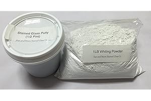 SUN AND MOON STAINED GLASS Stained Glass Putty & Whiting Powder