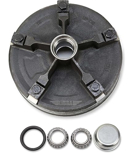 Generic 2 Pack Trailer Brake Backing Plate Flange 5200 7000# Axle 3-1/8"" Hole 5 - Foto 7