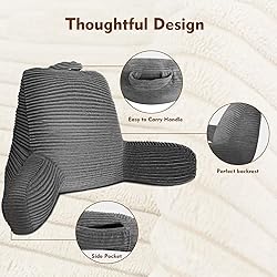 ABROLOY Reading Pillow for Adult, Bed Reading