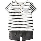 little planet by carter's unisex-baby 2-piece Shorts Set Made With Organic Cotton