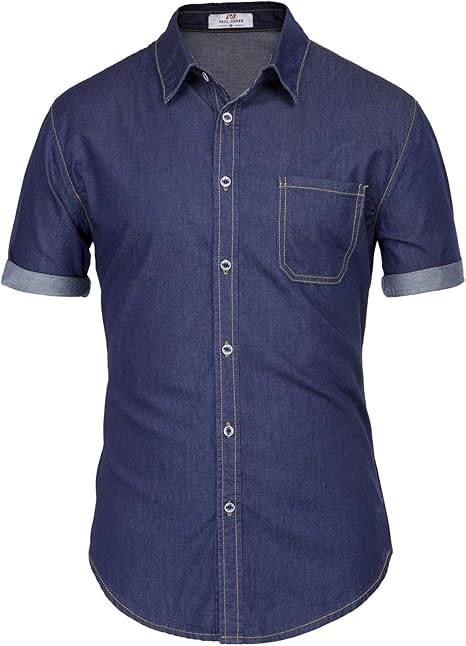 camisa vaquera manga corta