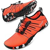 SIMARI Water Shoes for Women Men - Barefoot Quick-Dry Aqua Socks | Lightweight Swim Shoes for Surfing, Swimming, Beach Sports, Kayaking, Diving | Non-Slip Design