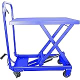 Hu-Lift Equipment TC45P Mobile Scissor Lift Table, 1000-Pound Capacity, 11-Inch to 34-1/2-Inch Height