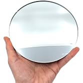Eisco - Concave Mirror 5.9 Inch Diameter 300mm Focal Length Glass for Physics and Educational Optics Experiments
