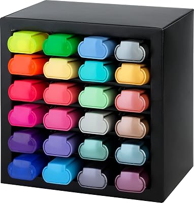 - Textmarker Set, 24 Marker im Desk Organizer