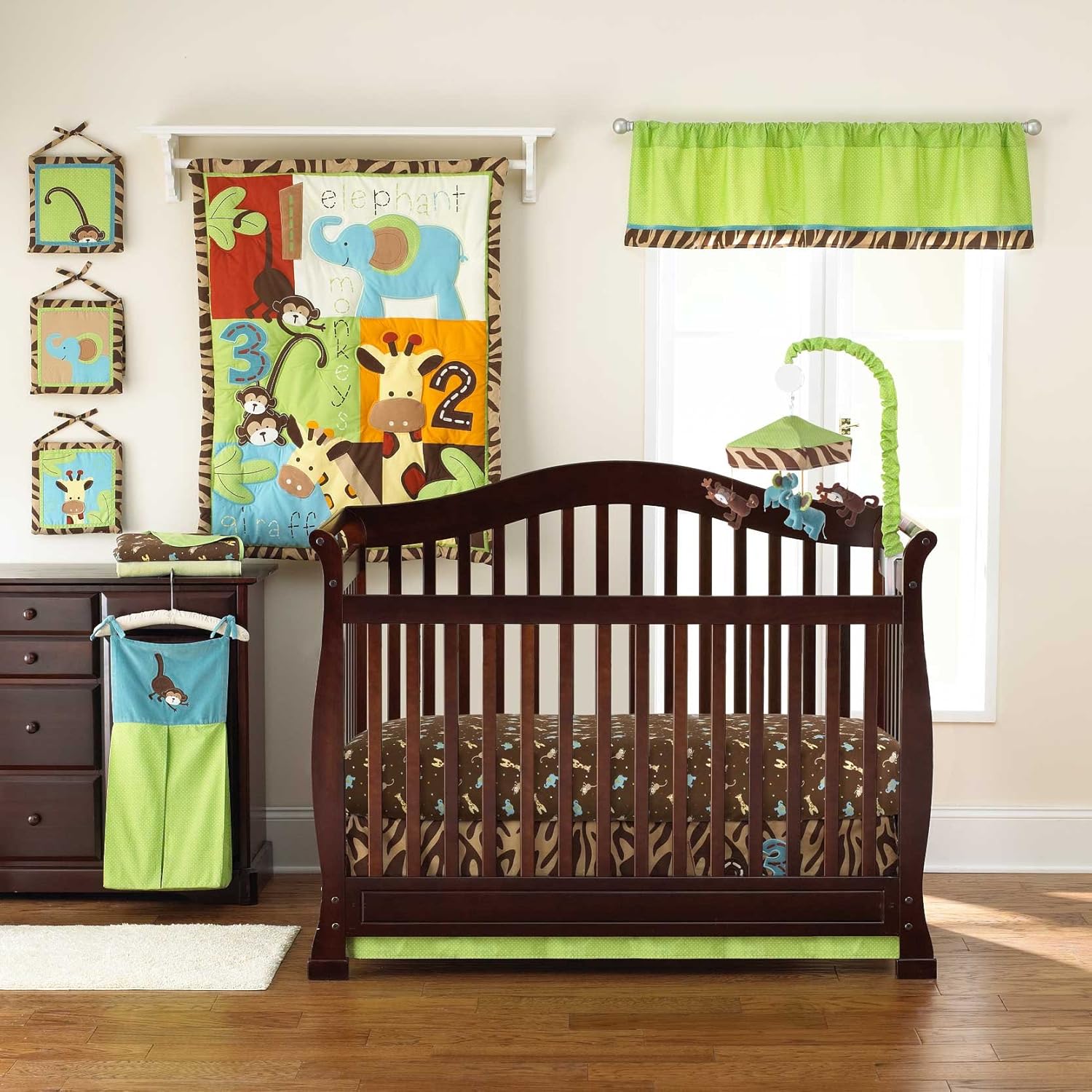 zoo nursery bedding