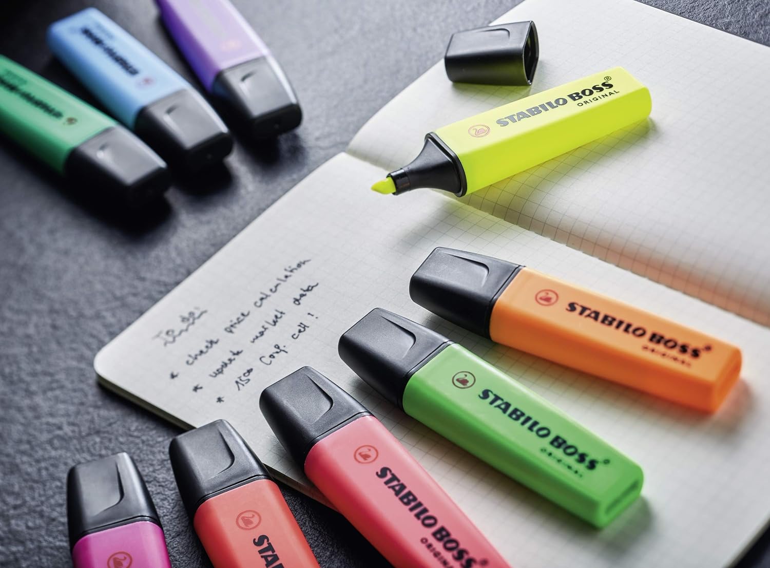 8 marcadores fluorescentes Stabilo Boss Original por sólo 2,95€ ¡¡76% de descuento!!