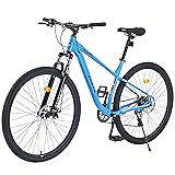 WEEROCK 29 Inch Mountain Bike, 8 Speeds MTB, Steel