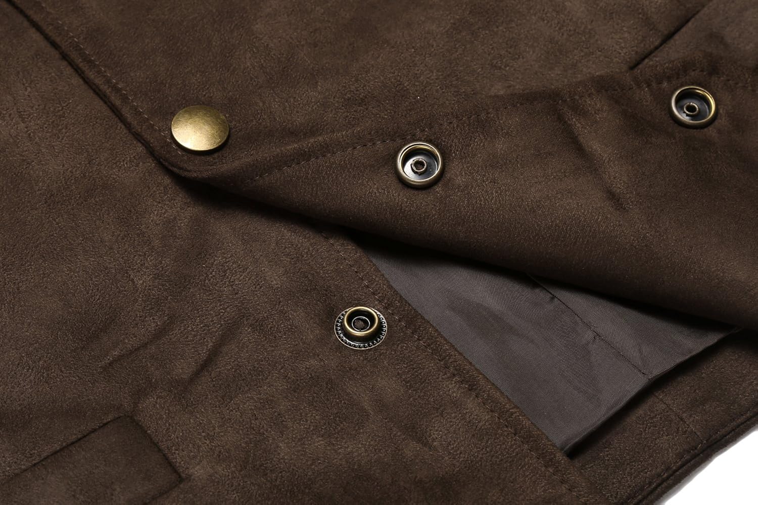 COOFANDY Men's Suede Leather Suit Vest Casual Western Vest Jacket Slim Fit Vest Waistcoat at  Men’s Clothing store