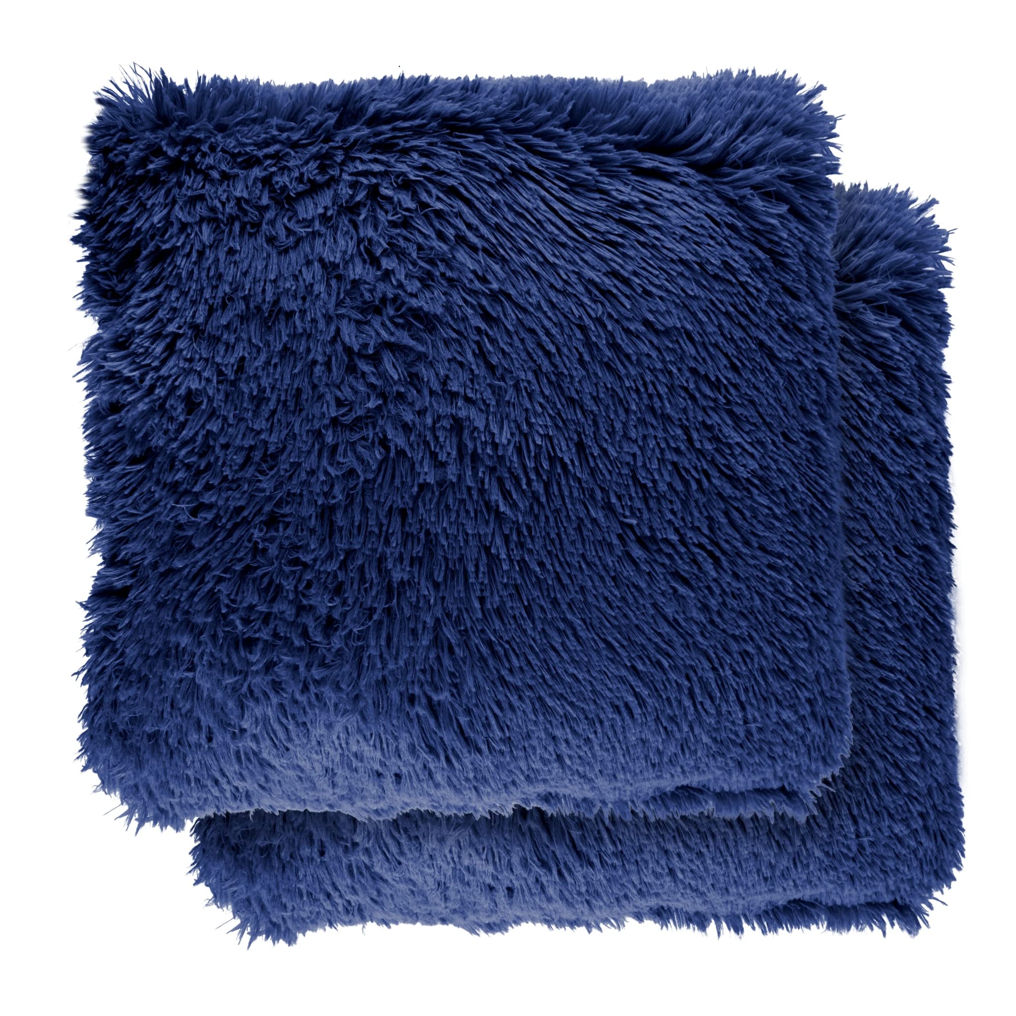 Emma Barclay Doux Super Soft Cushion Cover in Navy Blue - 17x17 (43x43cm)
