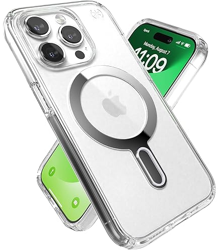 Amazon.com: Speck Clear iPhone 15 Pro Case - Built for MagSafe