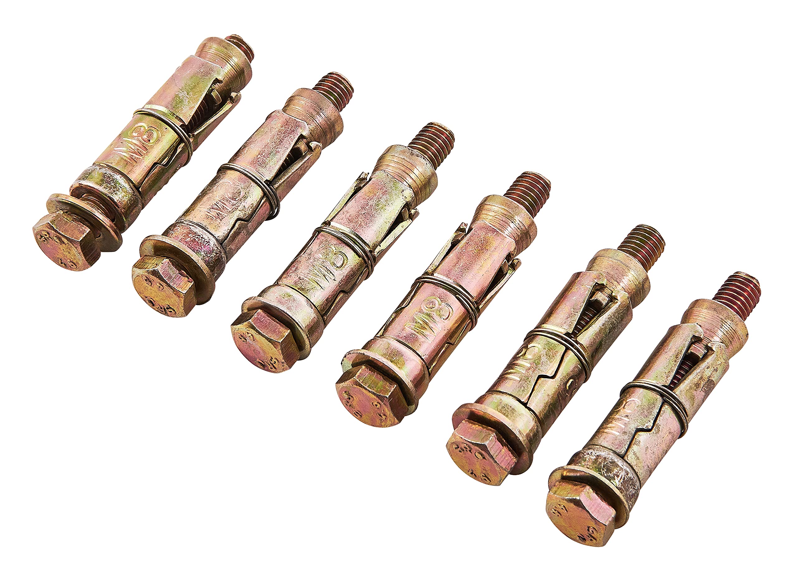 Amtech S5925 6 Piece M8 x 60mm expansion bolts