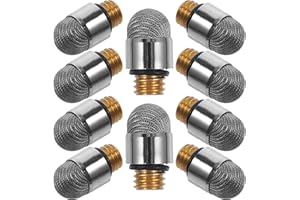 WEKADRIN Stylus Pen Tips Replacement 10Pcs Conductive Fiber Capacitive Tips with External Thread for Touch