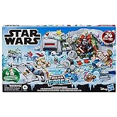 STAR WARS Micro Force Advent Calendar Holiday Display with 24 Collectible Surprise Mini Figures and 7, Kids Ages 4 and Up