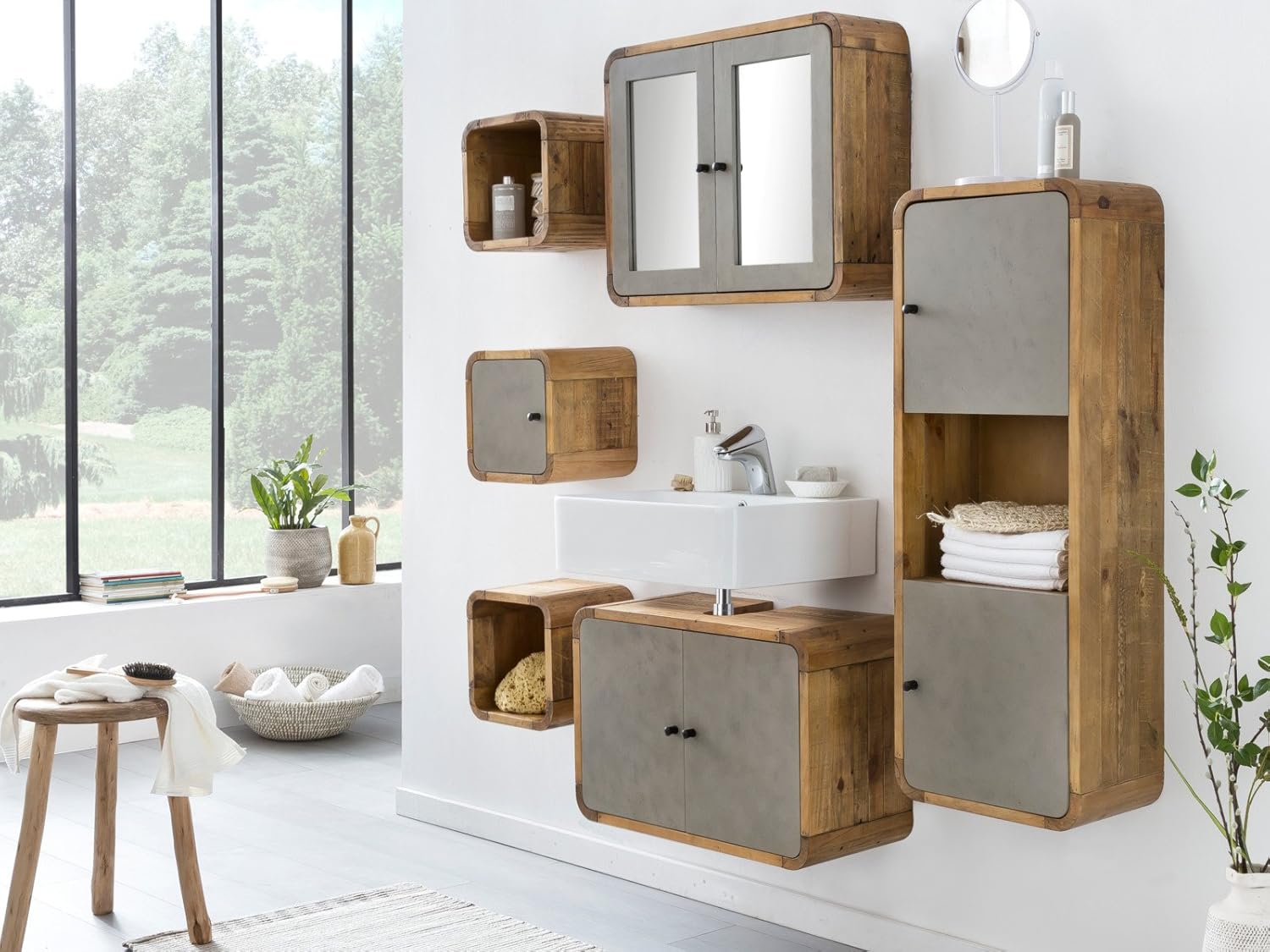Badezimmermobel Rustikal