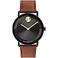 Movado Bold Evolution 2.0 Men's Watch - Swiss Quartz 2H Movement, Nappa Leather Strap - 3 ATM Water Resistance - Luxury Fashion Timepiece for Him - 40mm