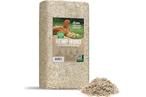 Small Pet Select Hemp HURD Ultra-Premium Chicken Bedding, Biodegradable Chicken Coop Animal Bedding, Eco Friendly Odor Control, 22 lb
