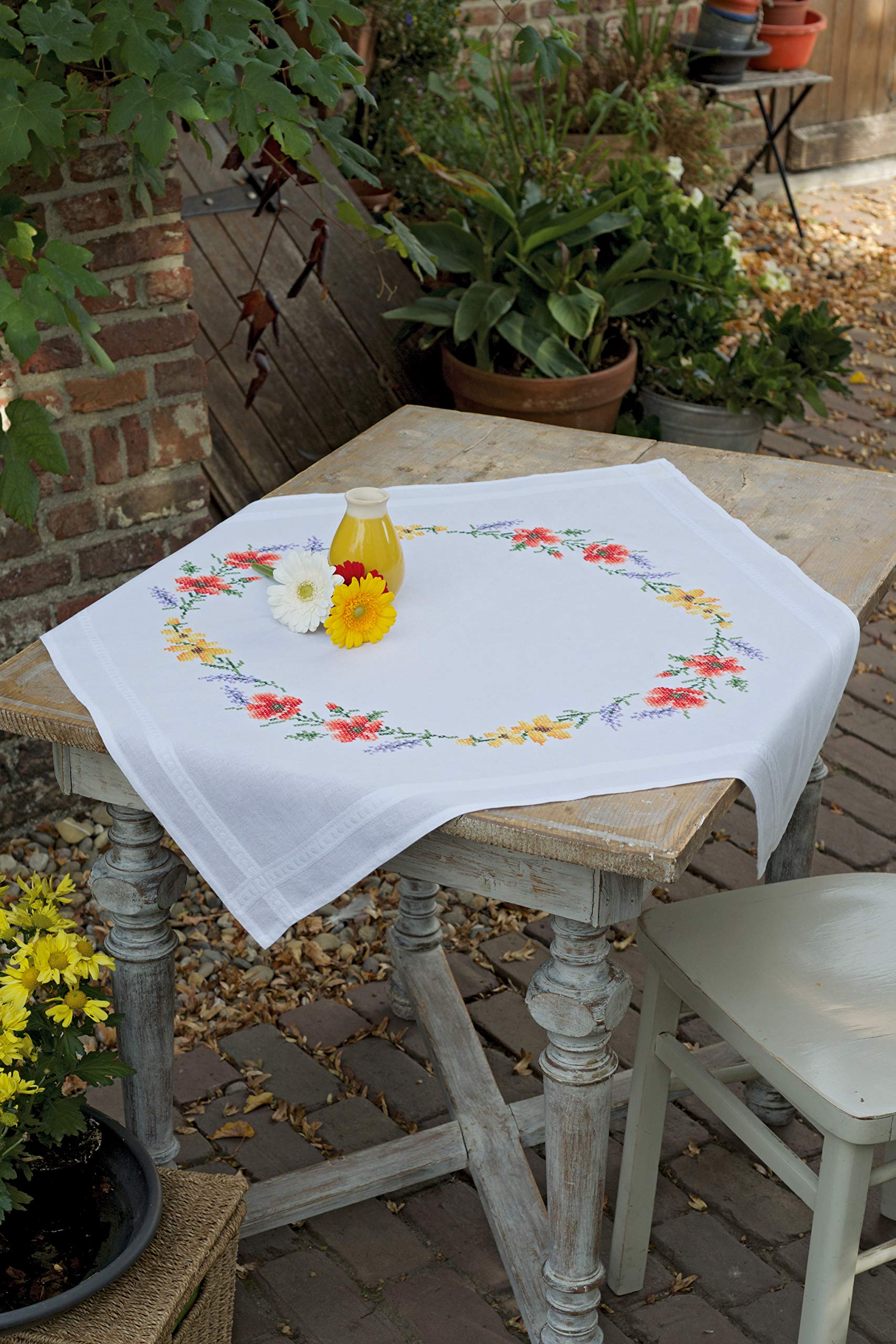 Vervaco Tablecloth Kit, Cotton, Assorted