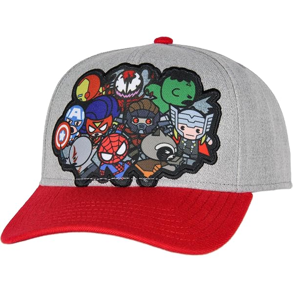 Gorra Camionera Marvel Super-Heroes Negra - Ajustable Y Oficial