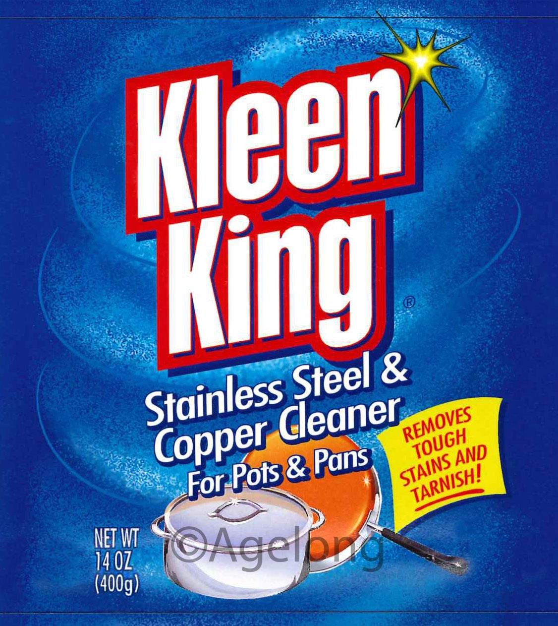 King Kleen Stainless Steel Cookware Cleaner And Copper Cleaner (14 Oz